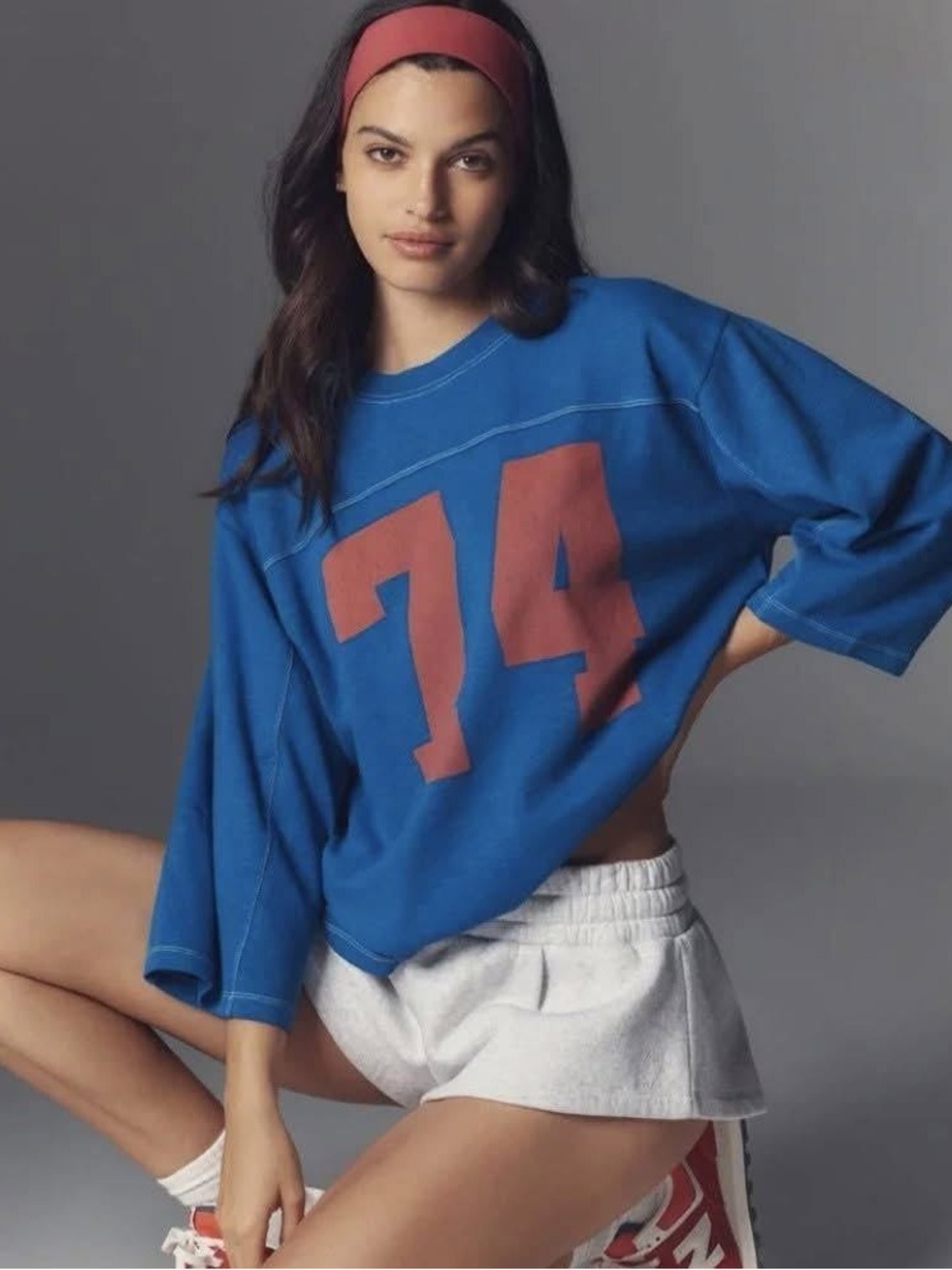Anthropologie Urban Outfitters Pilcro Oversized 74 Graphic Top